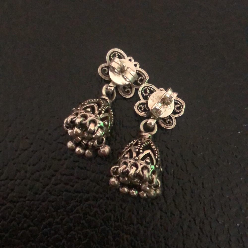 100% SILVER EARRINGS: MADE IN EGYPT - Picture 4 of 5